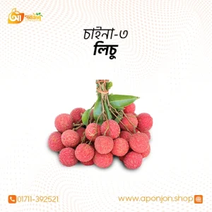 চাইনা-থ্রি লিচু (৫০০পিস)